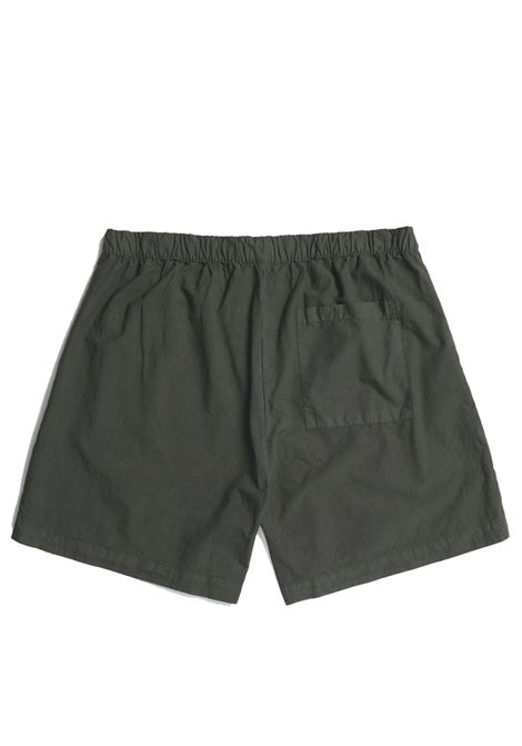 pantaloncini cotton tencel uomo verde olive NORSE PROJECTS | N35-06168131